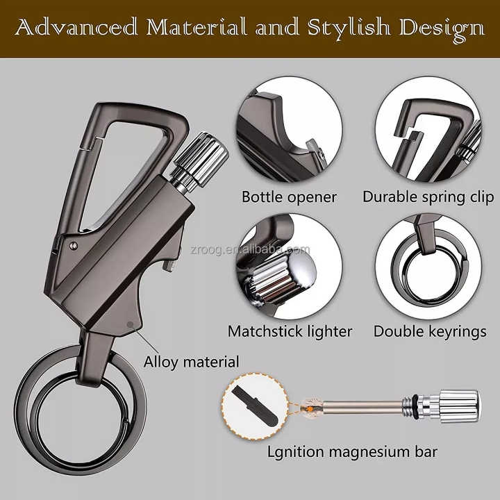 Multifunctional Keychain Lighter